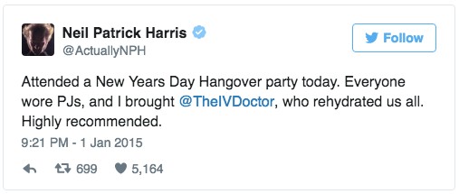 NPH New Years Hangover Party with The IV Doc
